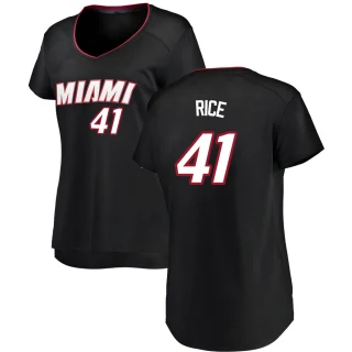 Women's Glen Rice Miami Heat Black Fast Break Jersey - Icon Edition