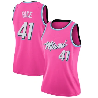 Women's Glen Rice Miami Heat Pink Swingman 2018/19 Jersey - Earned Edition