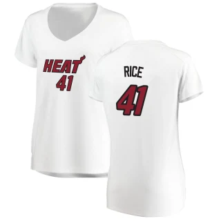 Women's Glen Rice Miami Heat White Fast Break Jersey - Association Edition