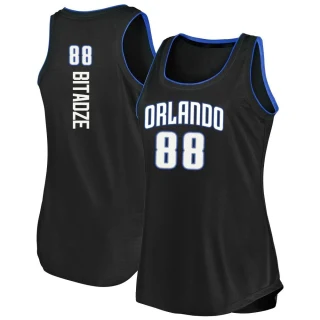 Women's Goga Bitadze Orlando Magic Black Fast Break 2019/20 Tank Jersey - Icon Edition