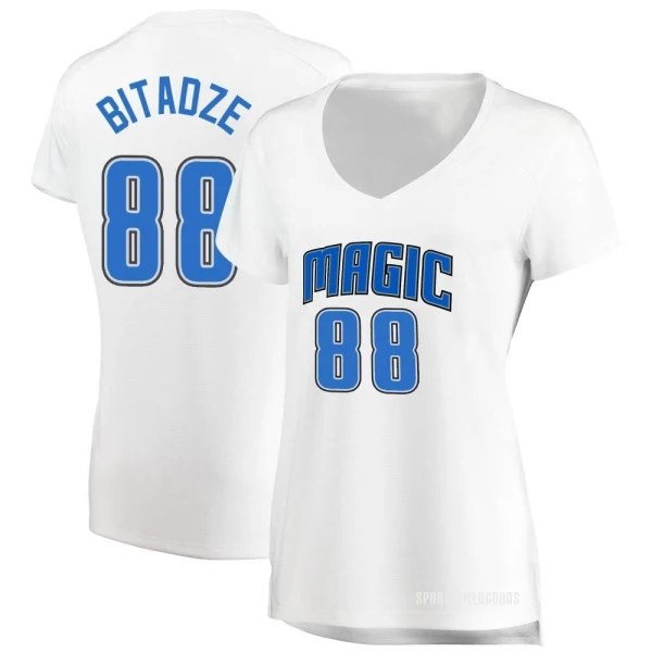Women's Goga Bitadze Orlando Magic White Fast Break Jersey - Association Edition