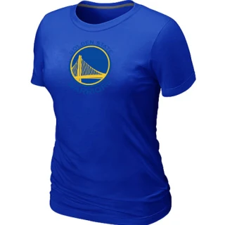 Women's Golden State Warriors Blue Big & Tall Primary Logo T-Shirt -