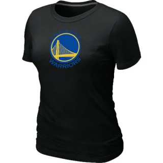 Women's Golden State Warriors Gold Big & Tall Primary Logo T-Shirt - Black