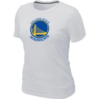 Women's Golden State Warriors Gold Big & Tall Primary Logo T-Shirt - White