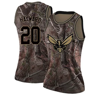 Women's Gordon Hayward Charlotte Hornets Camo Swingman Realtree Collection Jersey