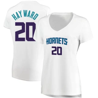 Women's Gordon Hayward Charlotte Hornets White Fast Break Jersey - Association Edition