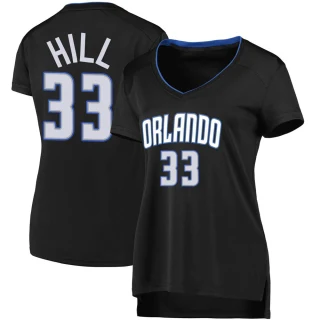 Women's Grant Hill Orlando Magic Black Fast Break 2019 Jersey - Icon Edition