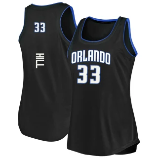 Women's Grant Hill Orlando Magic Black Fast Break 2019/20 Tank Jersey - Icon Edition