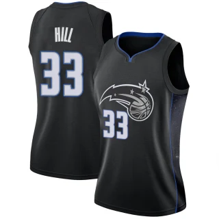 Women's Grant Hill Orlando Magic Black Swingman 2018/19 Jersey - City Edition