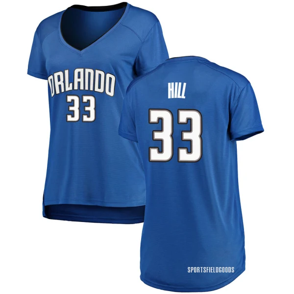 Women's Grant Hill Orlando Magic Royal Fast Break Jersey - Icon Edition