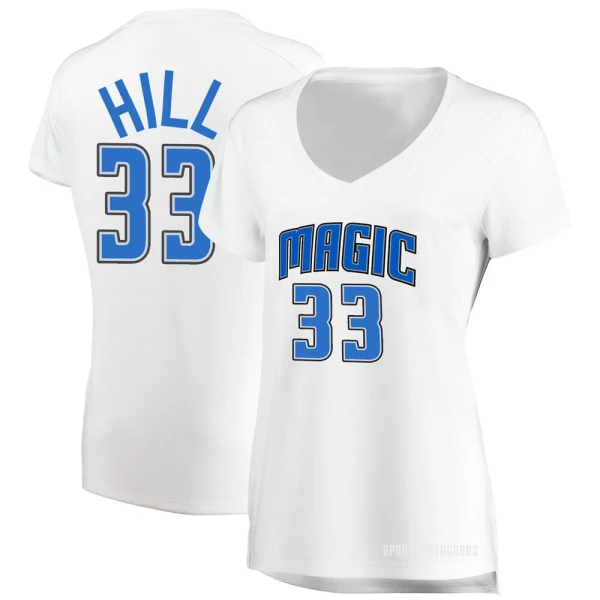 Women's Grant Hill Orlando Magic White Fast Break Jersey - Association Edition
