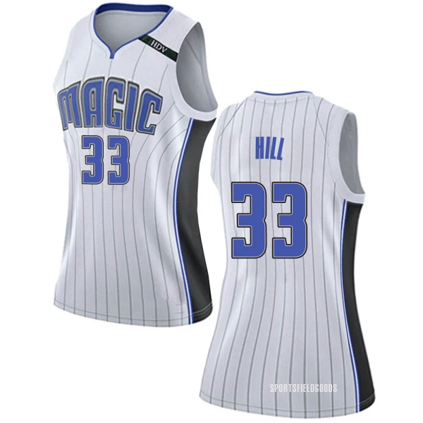 Women's Grant Hill Orlando Magic White Swingman Jersey - Association Edition