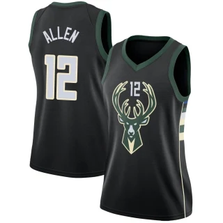 Women's Grayson Allen Milwaukee Bucks Black Swingman Jersey - Statement Edition