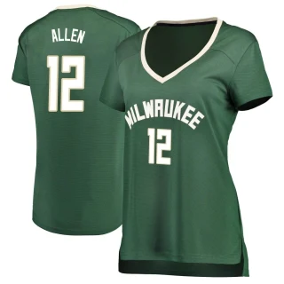 Women's Grayson Allen Milwaukee Bucks Green Fast Break Jersey - Icon Edition
