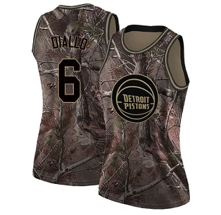 Women's Hamidou Diallo Detroit Pistons Camo Swingman Realtree Collection Jersey