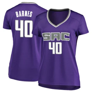 Women's Harrison Barnes Sacramento Kings Purple Fast Break Jersey - Icon Edition