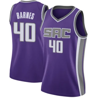 Women's Harrison Barnes Sacramento Kings Purple Swingman Jersey - Icon Edition