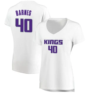 Women's Harrison Barnes Sacramento Kings White Fast Break Jersey - Association Edition