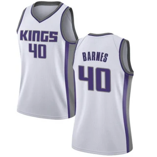 Women's Harrison Barnes Sacramento Kings White Swingman Jersey - Association Edition