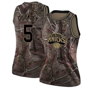 Women's Immanuel Quickley New York Knicks Camo Swingman Realtree Collection Jersey