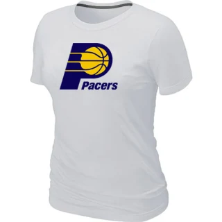 Women's Indiana Pacers White Big & Tall Primary Logo T-Shirt -