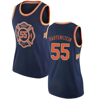 Women's Isaiah Hartenstein New York Knicks Navy Blue Authentic Jersey - City Edition