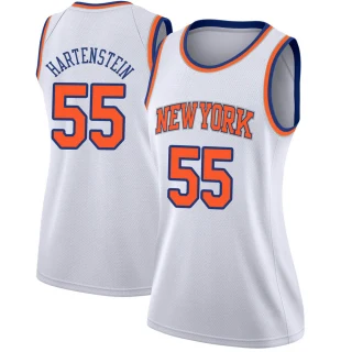 Women's Isaiah Hartenstein New York Knicks White Swingman Jersey - Association Edition