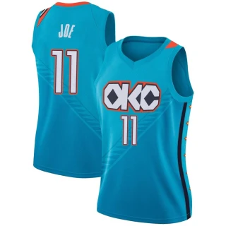 Women's Isaiah Joe Oklahoma City Thunder Swingman Turquoise 2018/19 Jersey - City Edition