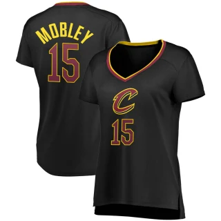 Women's Isaiah Mobley Cleveland Cavaliers Black Fast Break Jersey - Statement Edition