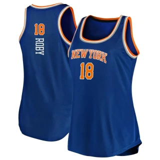 Women's Isaiah Roby New York Knicks Blue Fast Break 2019/20 Tank Jersey - Icon Edition