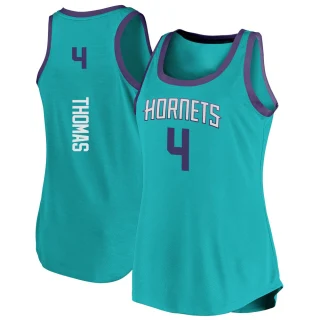 Women's Isaiah Thomas Charlotte Hornets Teal Fast Break Tank Jersey - Icon Edition
