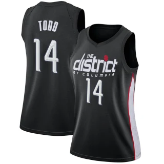 Women's Isaiah Todd Washington Wizards Black Swingman 2018/19 Jersey - City Edition