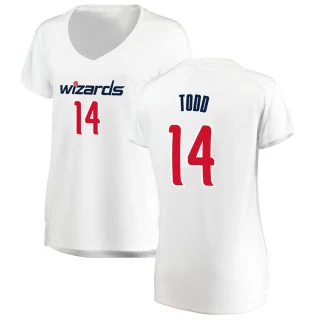 Women's Isaiah Todd Washington Wizards White Fast Break Jersey - Association Edition