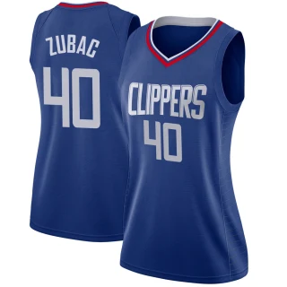Women's Ivica Zubac Los Angeles Clippers Blue Swingman Jersey - Icon Edition