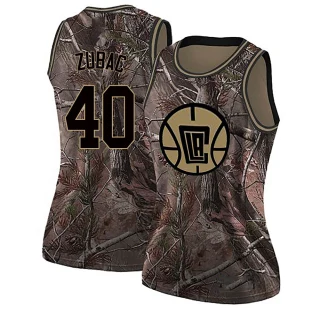 Women's Ivica Zubac Los Angeles Clippers Camo Swingman Realtree Collection Jersey