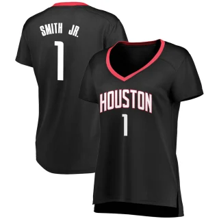 Women's Jabari Smith Jr. Houston Rockets Black Fast Break Jersey - Statement Edition