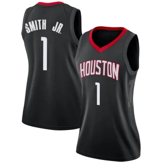 Women's Jabari Smith Jr. Houston Rockets Black Swingman Jersey - Statement Edition