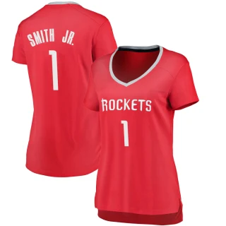 Women's Jabari Smith Jr. Houston Rockets Red Fast Break Jersey - Icon Edition