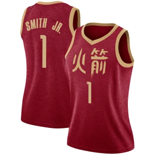 Women's Jabari Smith Jr. Houston Rockets Red Swingman 2018/19 Jersey - City Edition