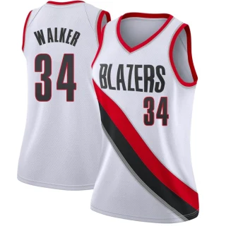Women's Jabari Walker Portland Trail Blazers White Swingman Jersey - Association Edition