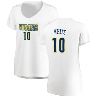 Women's Jack White Denver Nuggets White Fast Break Jersey - Association Edition