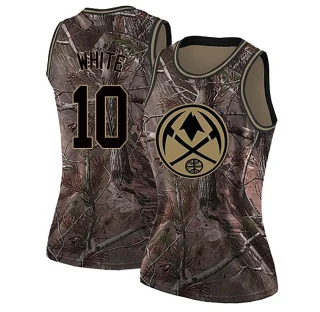 Women's Jack White Denver Nuggets White Swingman Camo Realtree Collection Jersey