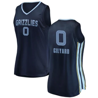Women's Jacob Gilyard Memphis Grizzlies Navy Swingman 2018/19 Jersey - Icon Edition