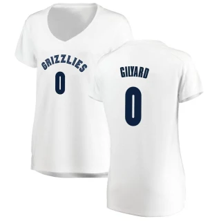 Women's Jacob Gilyard Memphis Grizzlies White Fast Break Jersey - Association Edition