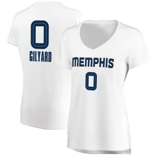 Women's Jacob Gilyard Memphis Grizzlies White Fast Break Jersey - Association Edition