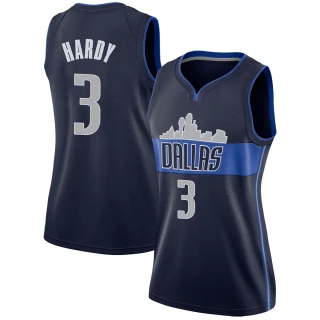 Women's Jaden Hardy Dallas Mavericks Navy Swingman Jersey - Statement Edition