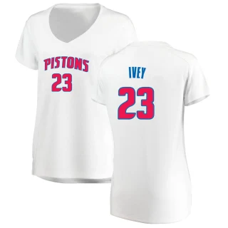 Women's Jaden Ivey Detroit Pistons White Fast Break Jersey - Association Edition