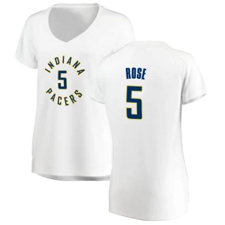 Women's Jalen Rose Indiana Pacers White Fast Break Jersey - Association Edition