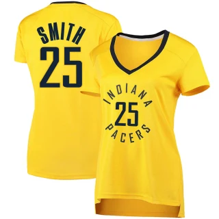 Women's Jalen Smith Indiana Pacers Gold Fast Break Jersey - Statement Edition