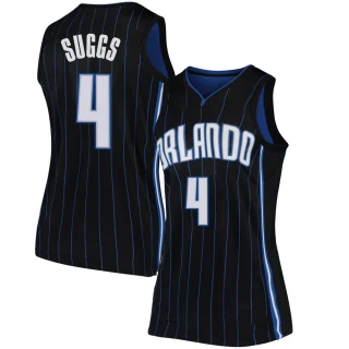 Women's Jalen Suggs Orlando Magic Black Swingman Jersey - Statement Edition
